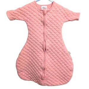 Halo Baby Sleep Sack Easy Transition Size Small 3-6 months Pink Double Zipper
